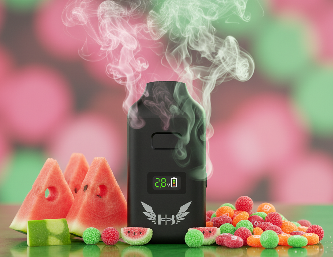 Watermelon Skittlez indica vape